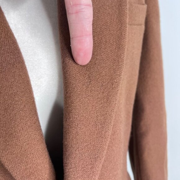 Vintage Lauren Ralph Lauren Wool Cashmere Brown Blazer Jacket 4 - Picture 3 of 8